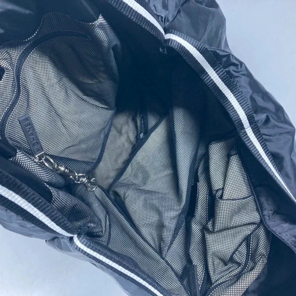 CHANEL Black Logo Shoulder Bag